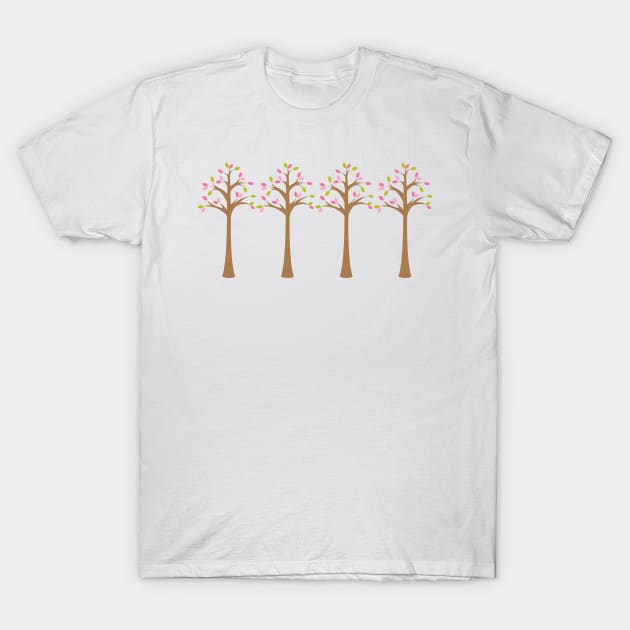 Whimsical Trees T-Shirt by machare